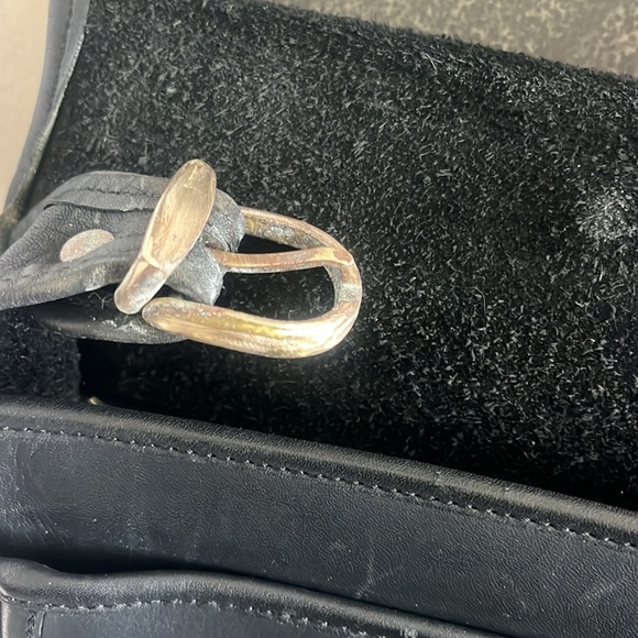 Vintage Coach Metropolitan black Leather Briefcase / Computer Bag 16" x 12" x 3" - Picture 9 of 11